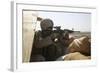 U.S. Marine Mans a Security Post During a Mission in Afghanistan-null-Framed Photographic Print