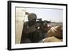 U.S. Marine Mans a Security Post During a Mission in Afghanistan-null-Framed Photographic Print