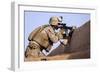 U.S. Marine Provides Security During a Patrol in Afghanistan-null-Framed Photographic Print