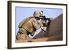 U.S. Marine Provides Security During a Patrol in Afghanistan-null-Framed Photographic Print