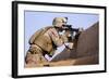 U.S. Marine Provides Security During a Patrol in Afghanistan-null-Framed Photographic Print