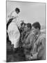 U.S. Marines and a Chaplain Celebrate Catholic Communion During the Battle of Iwo Jima-null-Mounted Photo