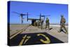 U.S. Marines and Sailors Board an Mv-22B Osprey-null-Stretched Canvas