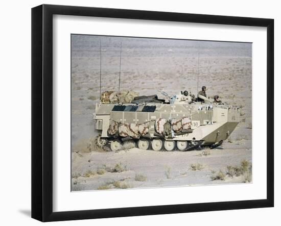 U.S. Marines Assanct Amphibian Vehicle-Bob Daugherty-Framed Premium Photographic Print