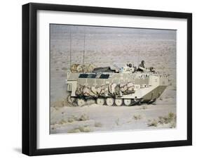 U.S. Marines Assanct Amphibian Vehicle-Bob Daugherty-Framed Premium Photographic Print