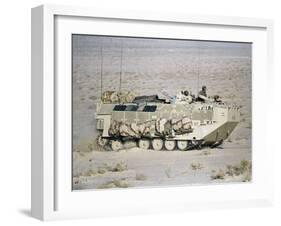U.S. Marines Assanct Amphibian Vehicle-Bob Daugherty-Framed Premium Photographic Print