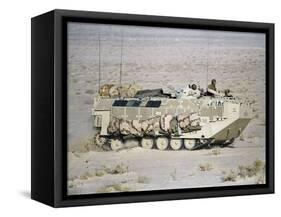 U.S. Marines Assanct Amphibian Vehicle-Bob Daugherty-Framed Stretched Canvas