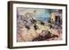 U.S. Marines Capture the Barbary Pirate Fortress at Derna, Tripoli, 27th April 1805-C.h. Waterhouse-Framed Giclee Print