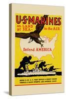 U.S. Marines Defend America-null-Stretched Canvas
