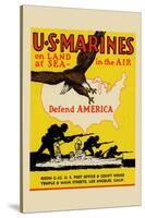 U.S. Marines Defend America-null-Stretched Canvas