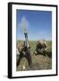 U.S. Marines Fire an M252 81Mm Mortar System-null-Framed Photographic Print