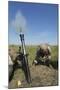 U.S. Marines Fire an M252 81Mm Mortar System-null-Mounted Photographic Print