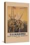 U.S. Marines, First to Fight for Democracy-L.a. Shafer-Stretched Canvas