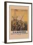 U.S. Marines, First to Fight for Democracy-L.a. Shafer-Framed Art Print