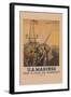 U.S. Marines, First to Fight for Democracy-L.a. Shafer-Framed Art Print