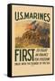 U.S. Marines, First to Fight in France for Freedom-null-Framed Stretched Canvas