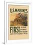 U.S. Marines, First to Fight in France for Freedom-null-Framed Art Print