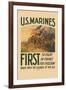 U.S. Marines, First to Fight in France for Freedom-null-Framed Art Print