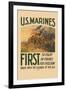 U.S. Marines, First to Fight in France for Freedom-null-Framed Art Print