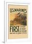 U.S. Marines, First to Fight in France for Freedom-null-Framed Art Print