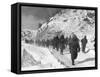 U.S. Marines March South from Kotori, Withdrawing from the Chosin Reservoir in North Korea-null-Framed Stretched Canvas