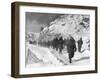 U.S. Marines March South from Kotori, Withdrawing from the Chosin Reservoir in North Korea-null-Framed Photo