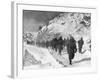 U.S. Marines March South from Kotori, Withdrawing from the Chosin Reservoir in North Korea-null-Framed Photo