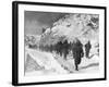 U.S. Marines March South from Kotori, Withdrawing from the Chosin Reservoir in North Korea-null-Framed Photo