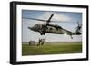 U.S. Marines Prepare to Attach Cargo under a Uh-60 Black Hawk-null-Framed Photographic Print