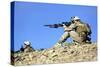 U.S. Marines Provide Security During a Patrol in Afghanistan-null-Stretched Canvas