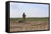 U.S. Marines Provide Security During a Patrol in Afghanistan-null-Framed Stretched Canvas