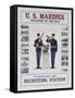 U.S. Marines Recruiting Poster-null-Framed Stretched Canvas