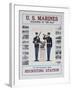 U.S. Marines Recruiting Poster-null-Framed Giclee Print
