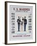 U.S. Marines Recruiting Poster-null-Framed Giclee Print