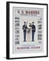 U.S. Marines Recruiting Poster-null-Framed Giclee Print