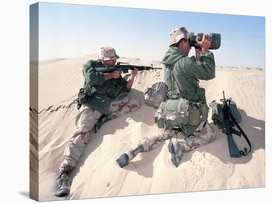 U.S. Marines Saudi Arabia-Dejong-Stretched Canvas