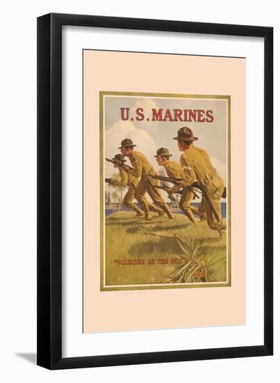 U.S. Marines, Soldiers of the Sea-null-Framed Art Print