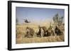 U.S. Marines Watch as Ch-53E Super Stallion Helicopters Land in a Field-null-Framed Photographic Print