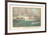 U.S. Navy 2nd Class Cruisers, 1899-Werner-Framed Premium Giclee Print