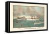 U.S. Navy 2nd Class Cruisers, 1899-Werner-Framed Stretched Canvas