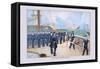 U.S. Navy: Alabama-Werner-Framed Stretched Canvas
