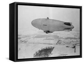 U.S. Navy Blimp-null-Framed Stretched Canvas