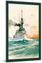 U.S. Navy: Determination-Willy Stower-Mounted Art Print