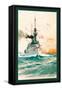 U.S. Navy: Determination-Willy Stower-Framed Stretched Canvas