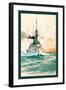 U.S. Navy: Determination-Willy Stower-Framed Art Print