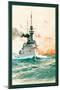 U.S. Navy: Determination-Willy Stower-Mounted Art Print