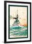 U.S. Navy: Determination-Willy Stower-Framed Art Print