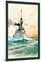 U.S. Navy: Determination-Willy Stower-Mounted Art Print