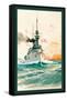 U.S. Navy: Determination-Willy Stower-Framed Stretched Canvas