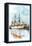 U.S. Navy: Docked-Willy Stower-Framed Stretched Canvas